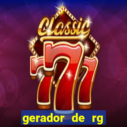 gerador de rg frente e verso